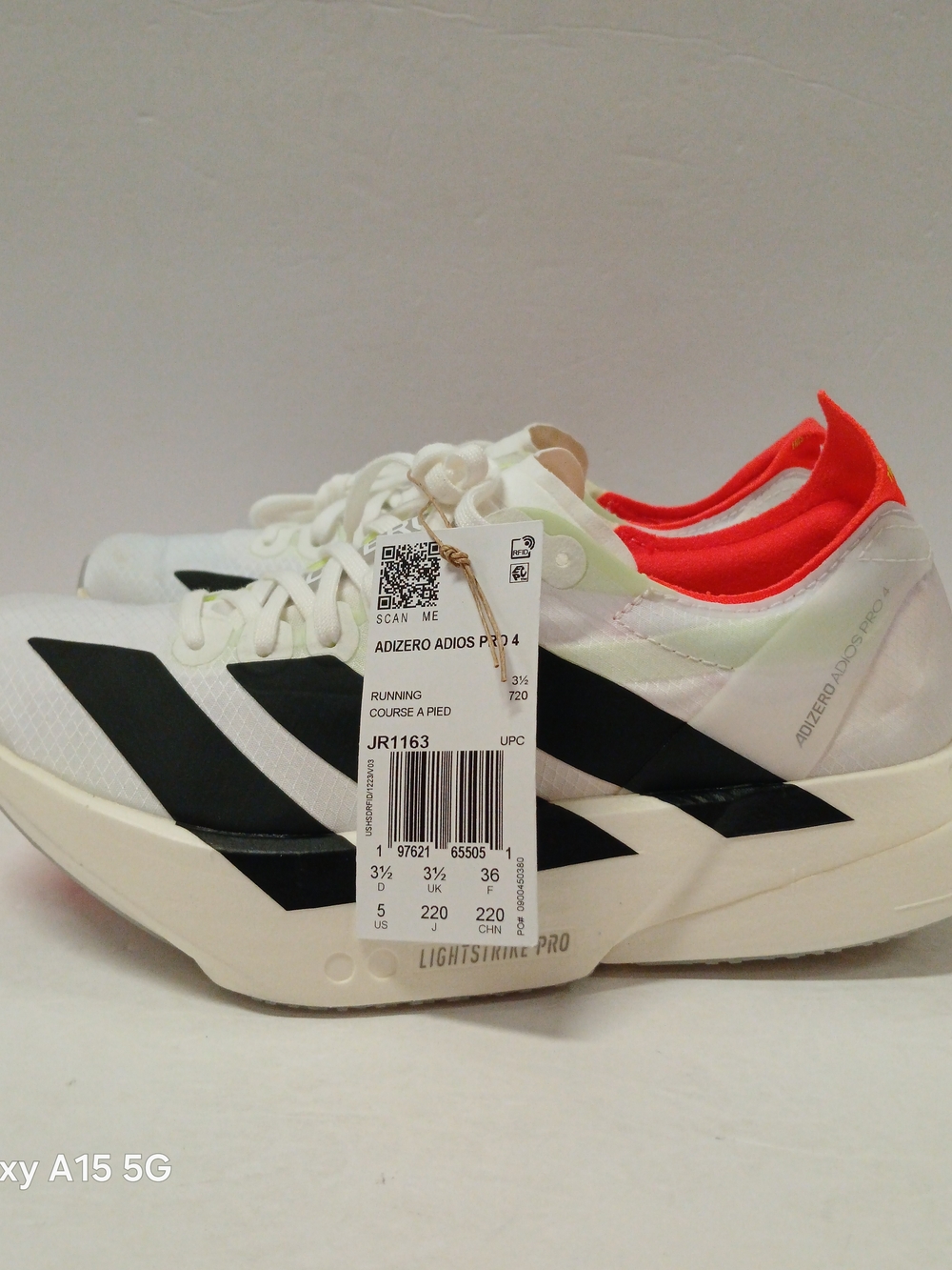 Adidas Adizero Adios Pro 4 Women's Running Shoes - White/Red